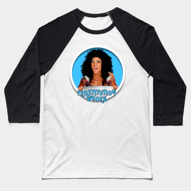 Real Housewives of New Jersey Baseball T-Shirt by Zbornak Designs